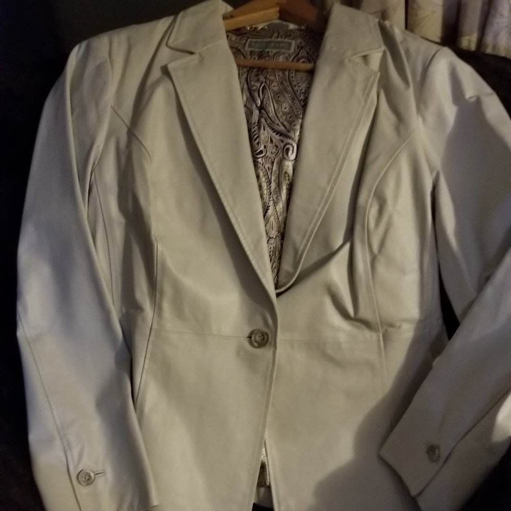Women's leather jacket